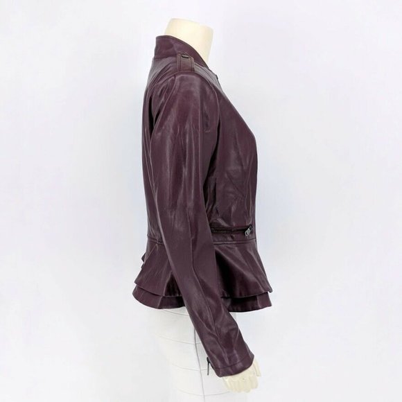 gili faux leather jacket